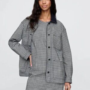 Gap × DÔEN Gingham Denim Jacket NWT